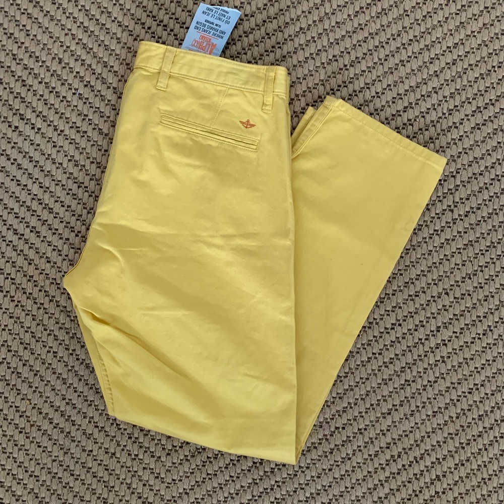 Dockers Yellow Men's Pants